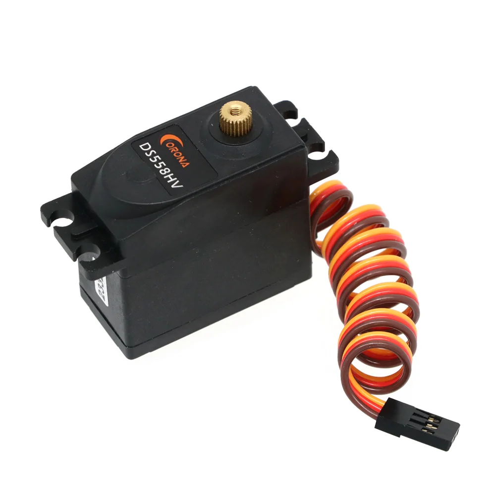 1/2/4pcs Corona DS558HV DS-558HV 6-7.4V 14kg Metal Gear Standard Digital Servo For RC Airplane Helicopter Car Robot Toys Parts