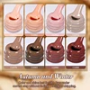 BORN PRETTY 10ml Coffee Color Gel Nail Polish Brown Red Gel Semi Permanent UV Gel Autumn Winter Soak Off Nail Art Gel Varnishes 3