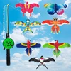 Kite 1Set Children Kite Toy Cartoon Butterfly Swallows Eagle Kite With Handle Kids Flying Kite Outdoor Toys 1