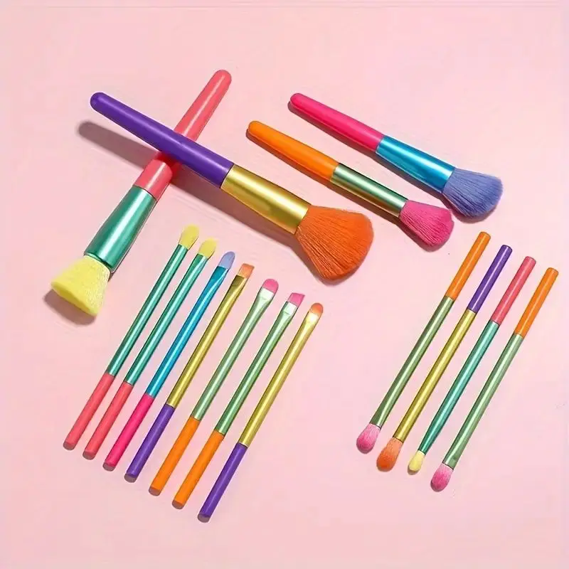 Makeup Brush Set 15 PCs For Eyeshadow Foundation Cosmetic Tools