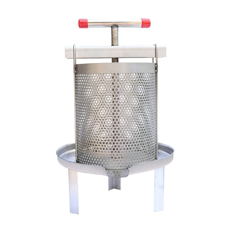 

Manual Beewax Honeycomb Presser Stainless Steel Honey Extractor Fruit Wine Press Nature Juice Make Machine Beekeeping Equipment