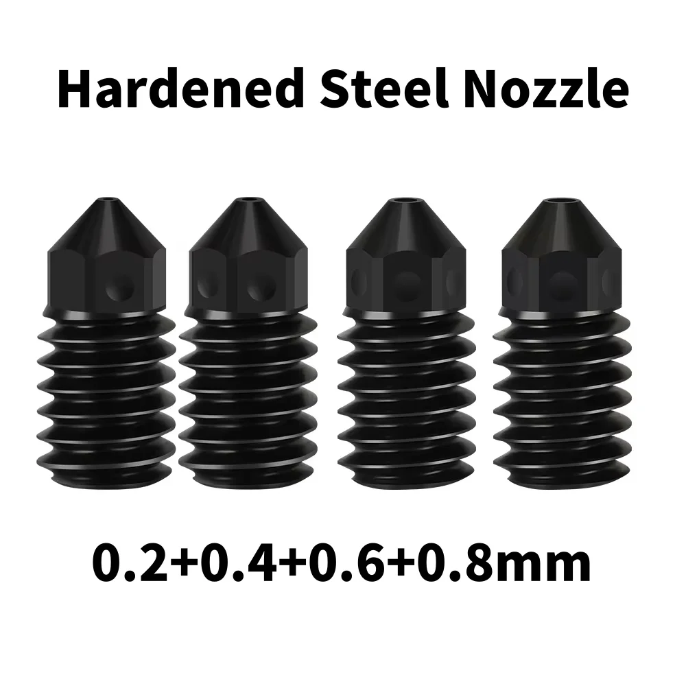 Voor Bambu Hotend H2D 3D-printer, 0,2 mm hard staal, Hotend Regular Extruder Kit (met extra One Silicone Sock), voor Bambu Lab H2D ACE Pro, optimale print finesse, niet voor A1-serie