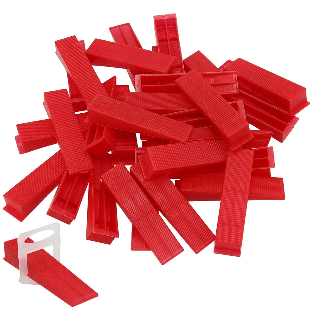100-300 PCS Reusable Tile Leveling Tools Wedges Construction Tools Walls Floor Tiles Spacers