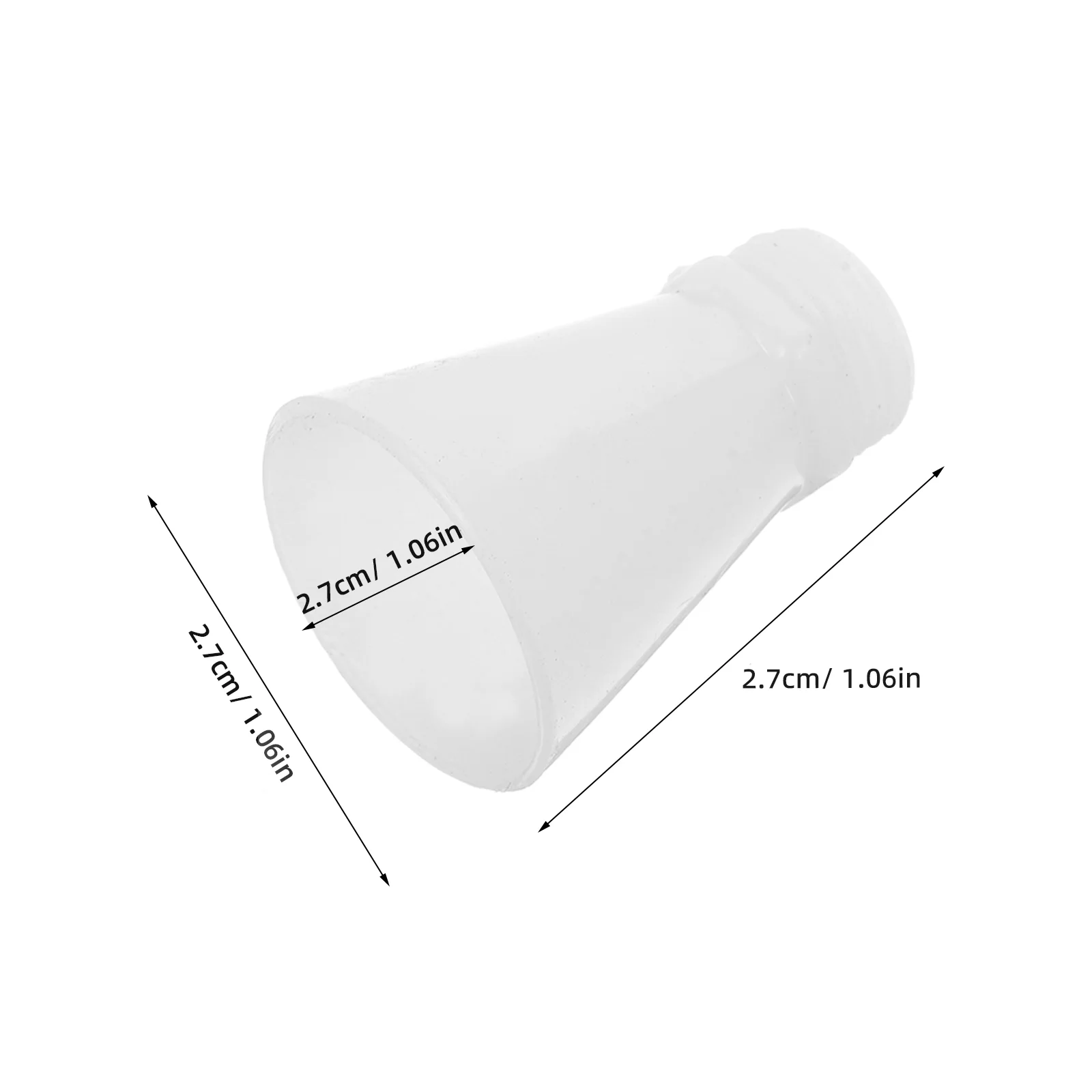 50 Pcs Extinguishing Fire Extinguisher Accessories Hose Nozzle Replacement Transparent Plastic Nozzles for