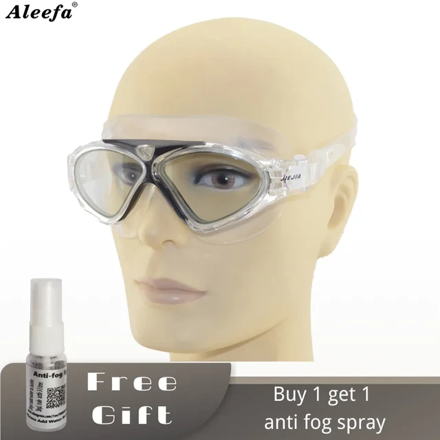 Gafas de agua para hombre y mujer, lentes de natación con cinturón de  silicona, lentes grandes subacuáticas, antivaho, impermeables, ópticas  deportivas gafas natacion profesionales - AliExpress