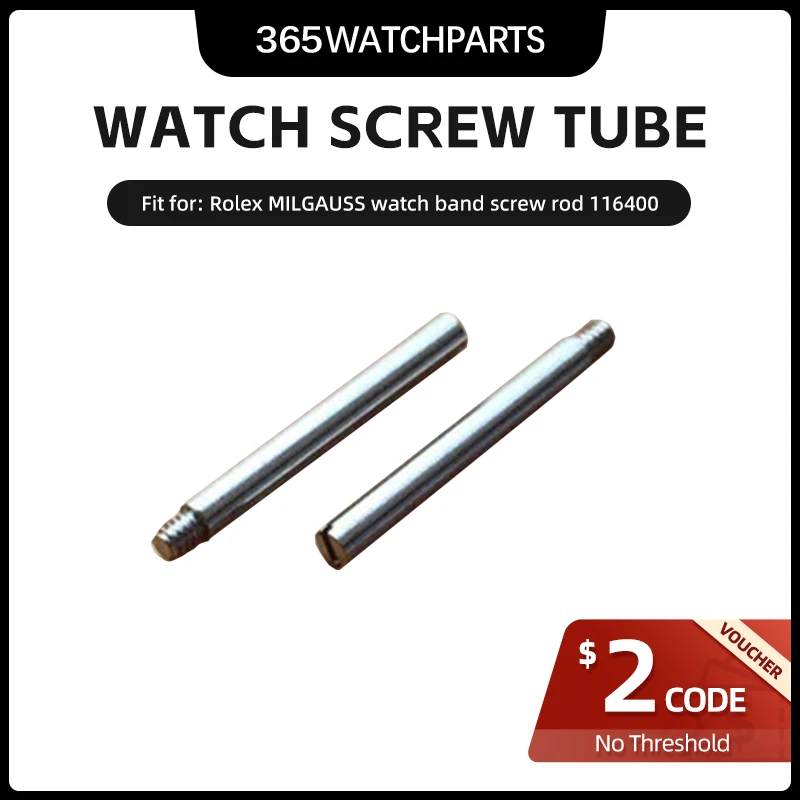 Per Rolex Milgauss 116400 Accessori Per Cinturini In Acciaio 2 Pz/Set Orologio In Acciaio Asta A Vite Speciale Biella Cinturino Per Orologio Bullone