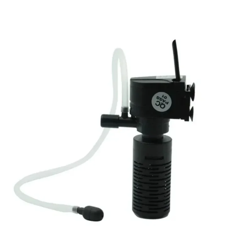 Fish Tank Filter Aquarium Three-in-one Aeration Filter Pump Mini Aquarium Oxygen Submersible Water Purifier