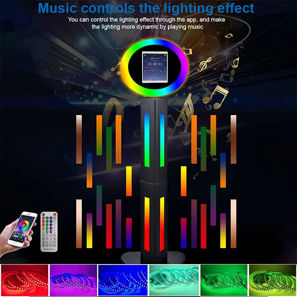 Portable iPad Photo Booth with Adjustable Ring Light