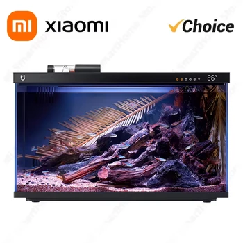 Xiaomi Mijia Smart Fish Tank MYG100 Funziona con Mijia APP Alimentazione remota mobile controllata Sistema di illuminazione intelligente Acquario leggero