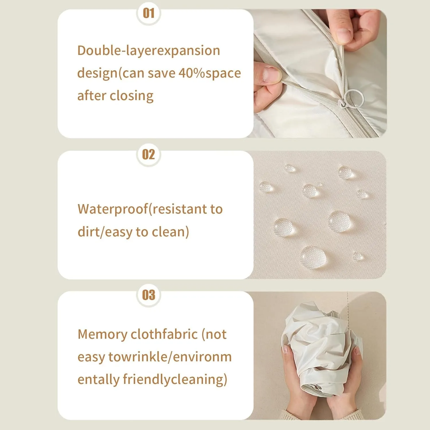 Self Compression Organizer Down Jacket Storage Bag Space Saver Comforter Clothing Bedding Duvet Blanket Travel Packing Case 5