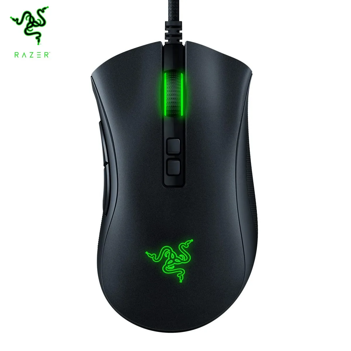 

Игровая мышь Razer DeathAdder V2, усовершенствованный оптический сенсор, 20K DPI, 8 программируемых кнопок, классическая черная