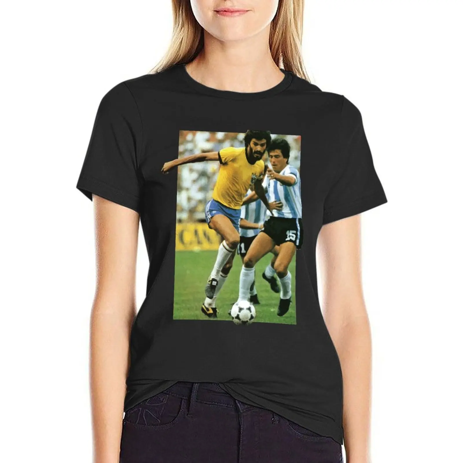

Sócrates, Football Legend T-Shirt aesthetic clothes summer tops graphic t-shirts for Women