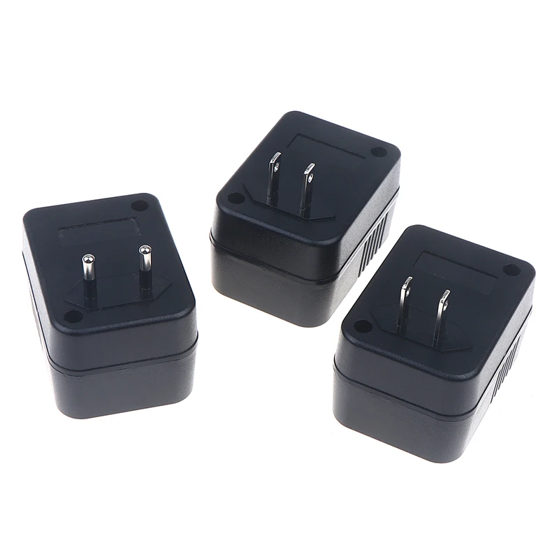 Universal Voltage Converter and Travel Adapter, 50W Power Transformer with EU/US Plug Compatibility