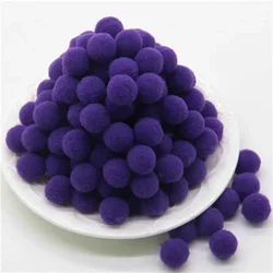 Mini Fluffy Soft Pom Poms - 30mm 20g 21pcs (32 Dark purple)
