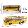 4CH Electric Wireless Remote Control Bus With Light Simulation School Bus Tour Bus Model Toy 3
