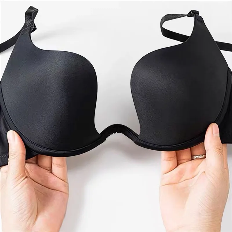 Sujetador Push Up Profundo En V Sin Aros Para Mujer, Cómodo Sujetador