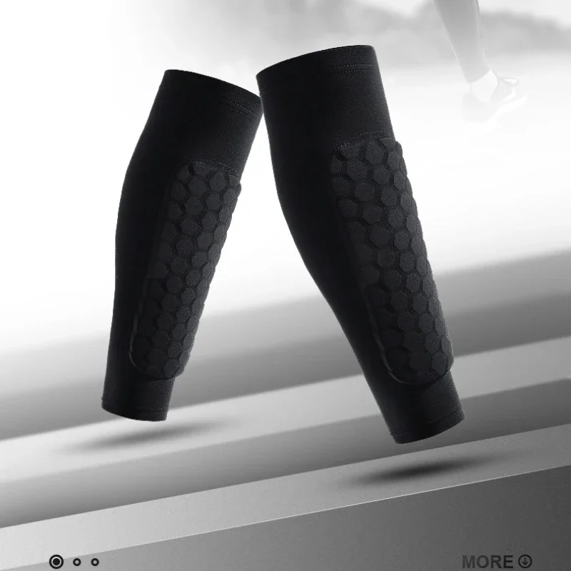1pcsSoccer Shin Guards Outdoor Sport Honeycomb Anti-Collision Pads Protection Leg Tibia Football