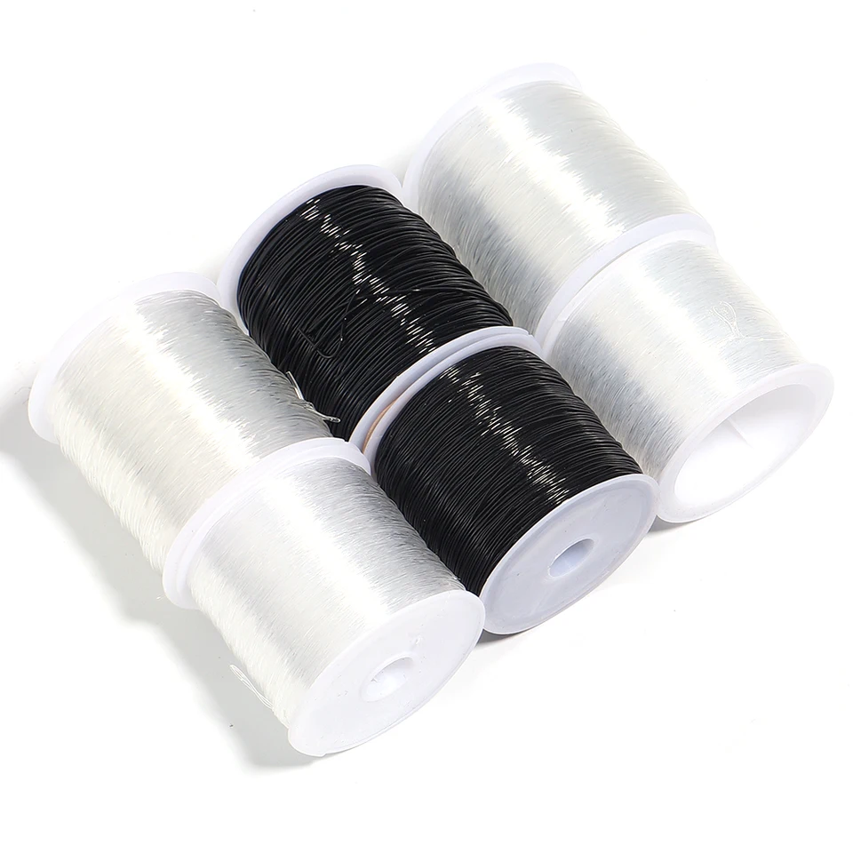 0,5-1,2 mm filo elastico di trasparente fai da te perline corde