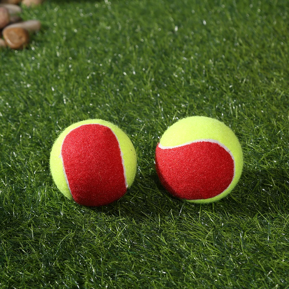 1/6 Pcs Practice Tennis Ball Training Balls Soft Baseballs Squishy Practice Baseballs Rubber Hitting Replacement Balls
