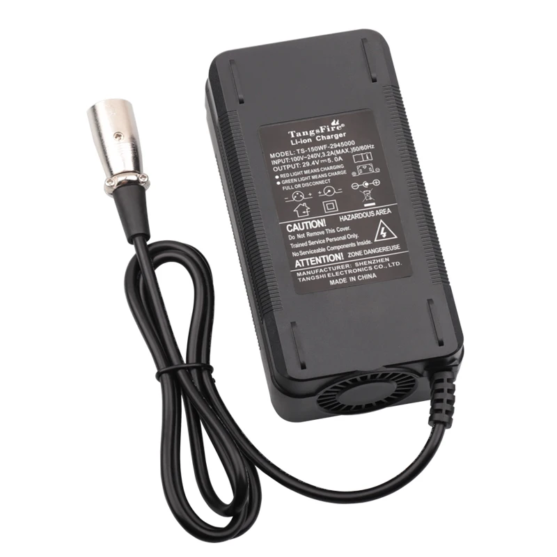 29.4V 5A Smart Li-ion Battery Charger 7S for 24V Electric Bicycle Lithium Battery Pack Charger EU/US/AU/UK/KR Plug battery charger