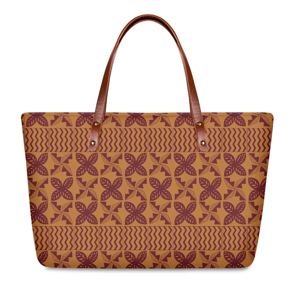 

Cumagical Women Crossbody Shoulder Bag Hawaii Polynesian Floral Designer Printed Female Cloth Luxury Handbag For Ladies