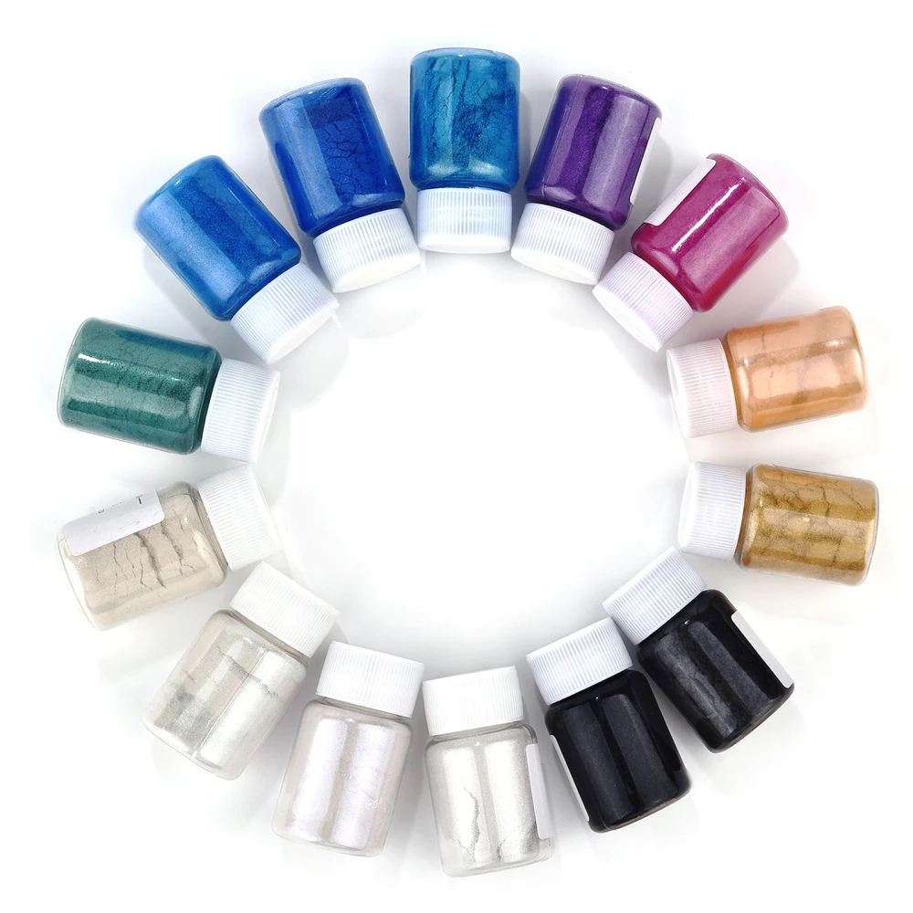 Description Picture 3 of item10g Candle Wax Powder Colorant Pearl Powder Resin Pigment Filler Candle Dye Mineral Powder DIY Soap Dyes Candle Making Supplies