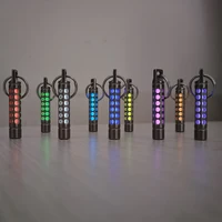 Cage en titane, Signal lumineux de nuit, extérieur EDC lumineux, Tube Fluorescent 3.5x25mm, porte-clés auto-éclairant 3