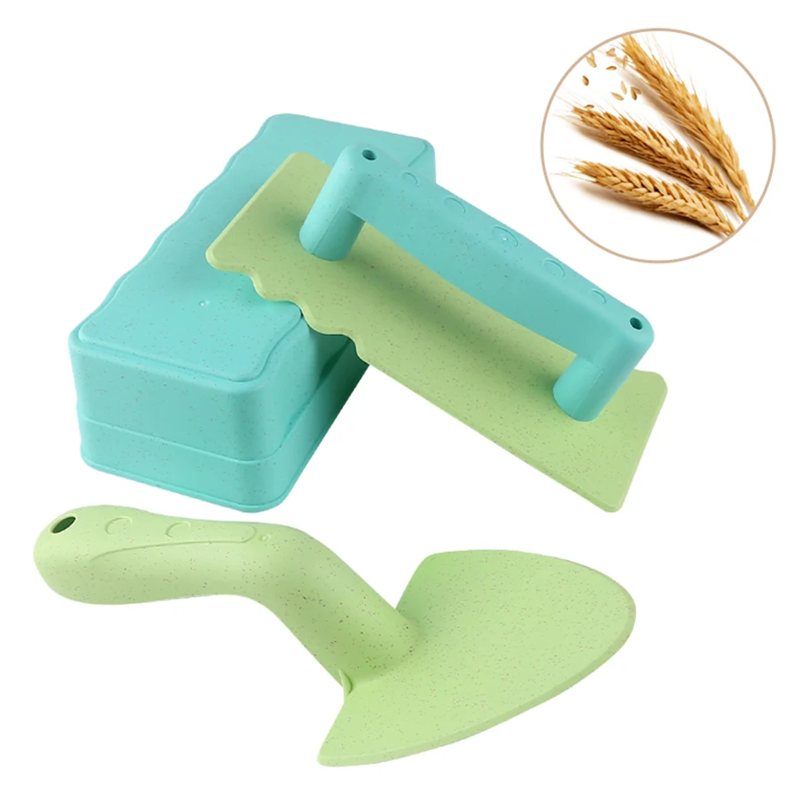 3 pieces of snow beach toy sand fun brick sand castle mold for winter and summer build snow outdoor children's birthday toy gift 4
