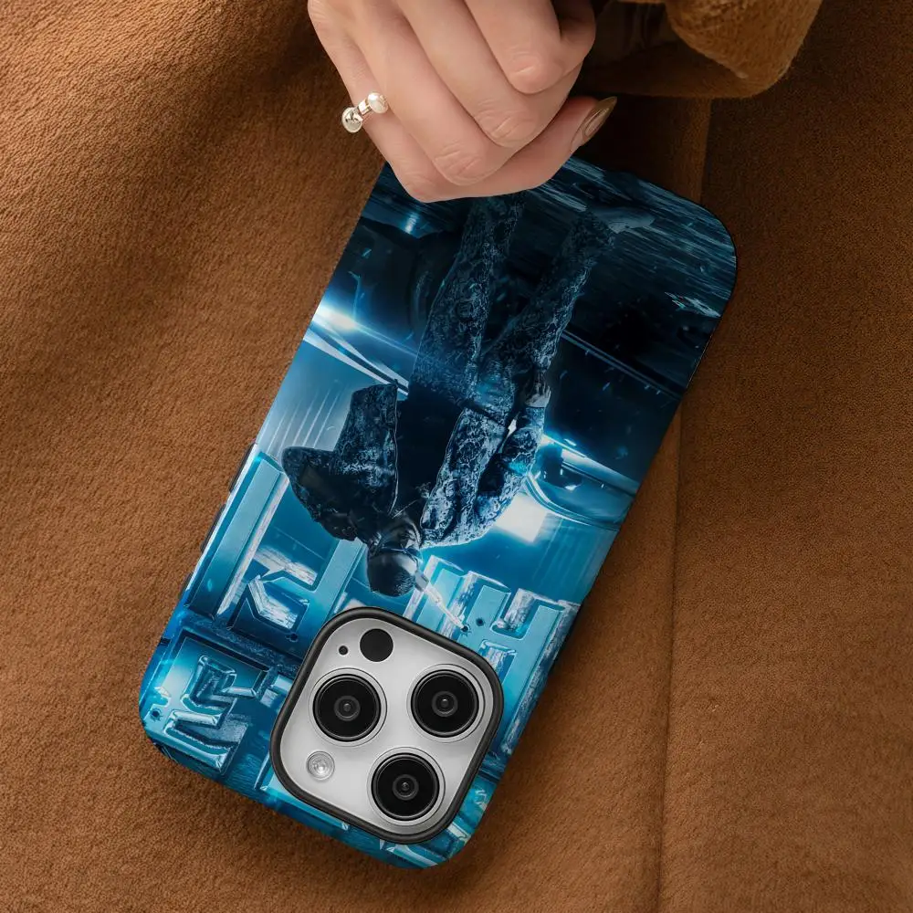 Glossy HD Double-Layer Liquid Hard Shell Phone Case