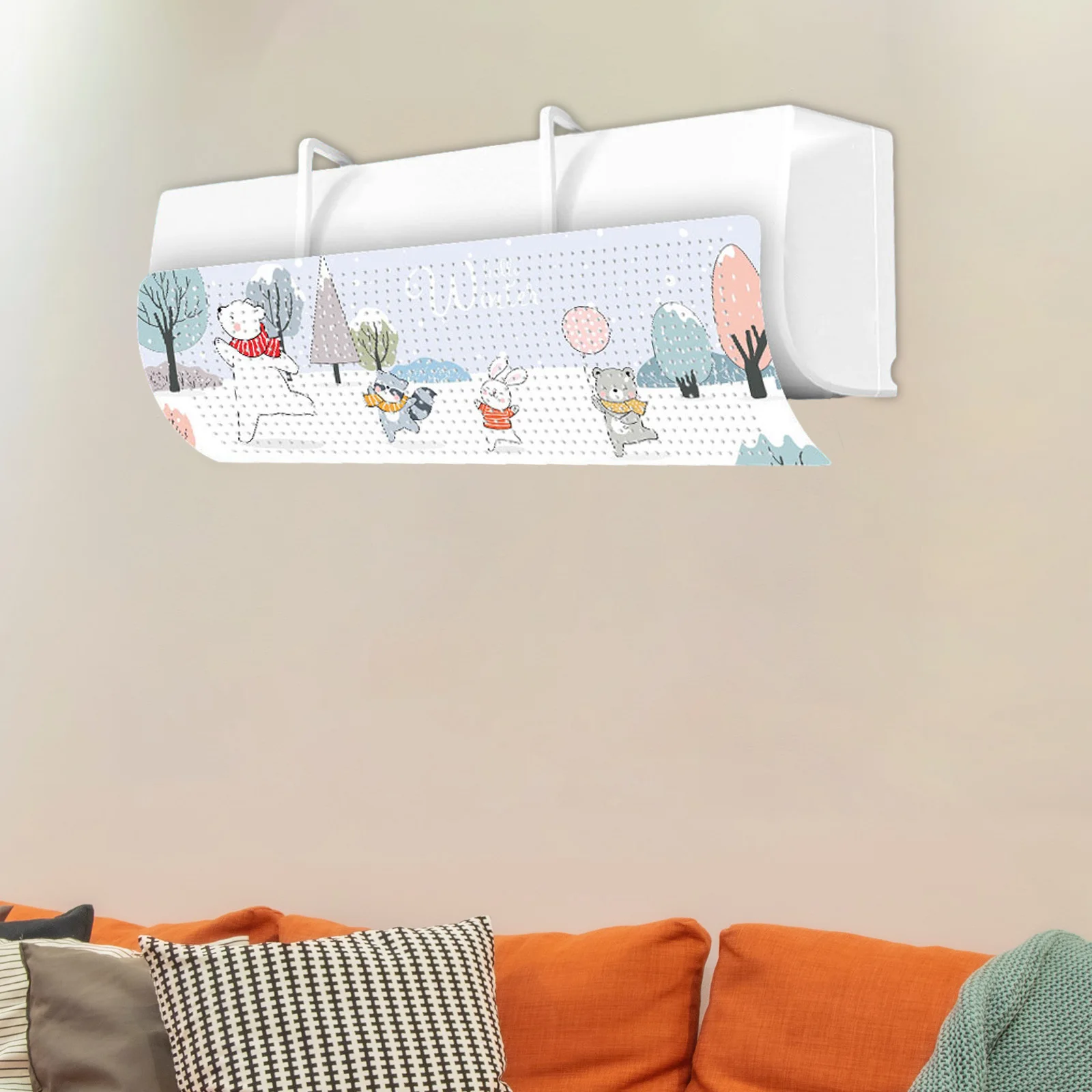 LKJYBG Déflecteur D'air Pliable Pour Climatiseur - Réglable