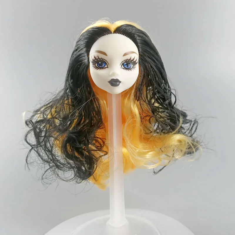 Compra online de Cabeça de boneca de maquiagem para bonecas monster high,  cabeças de maquiagem para bonecas monstro de plástico macio, acessórios de  casa de bonecas 1/6 bjd, 1 peça