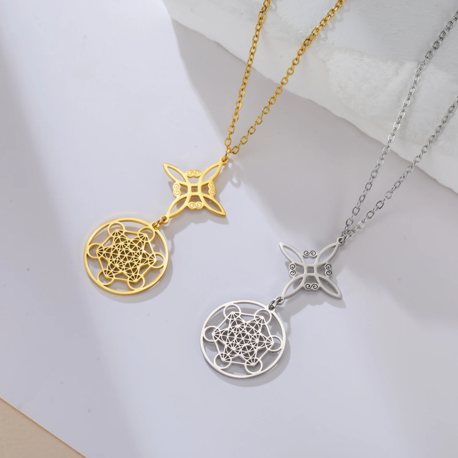 Collar Amuleto Protección Metatrón