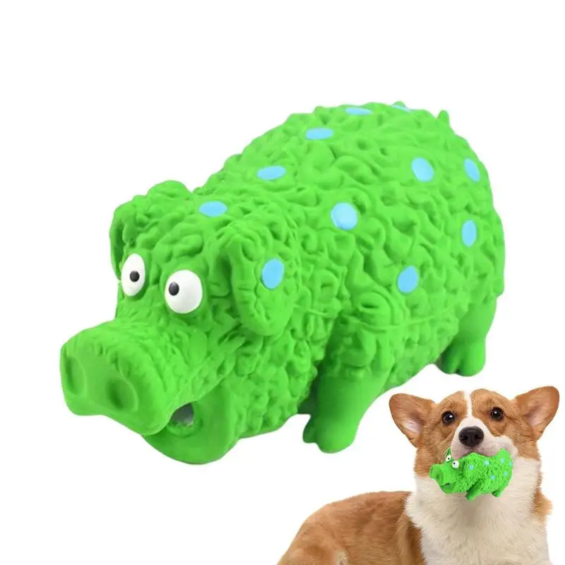 

Pig Squeaky Dog Toy Grunting Pig Dog Toy That Oinks Grunts For Small Medium Large Dogs Durable Self Play Dog Squeeze Toy For