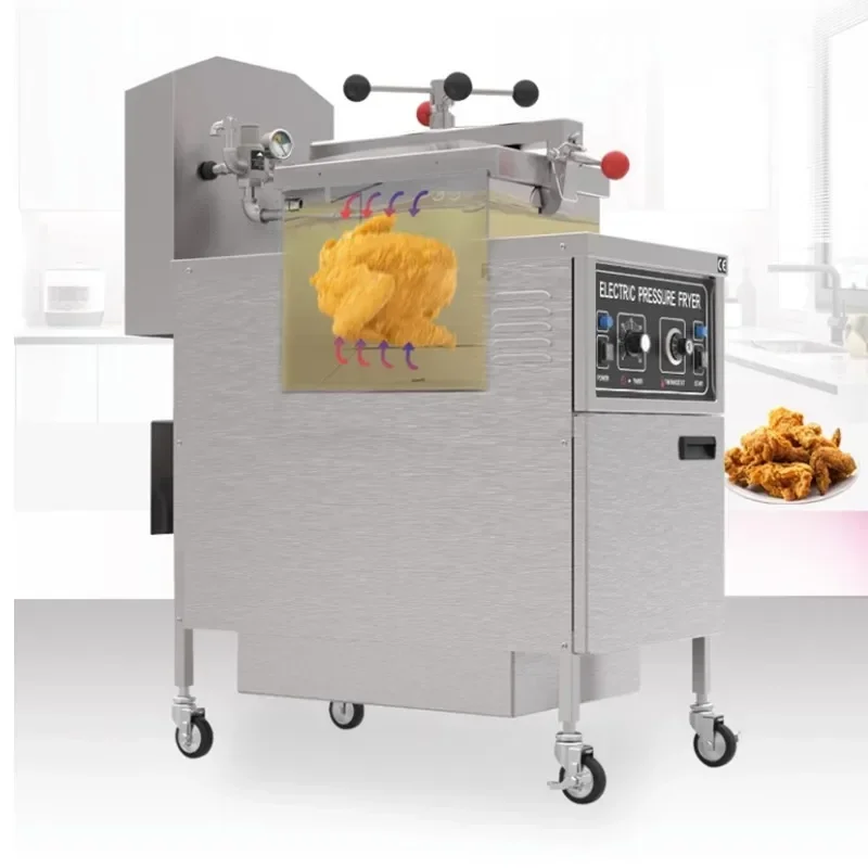

Gas Fryer Pressure Chicken Steak Stove Commercial Electric Fryer Chicken Legs And Wings Machine Stall