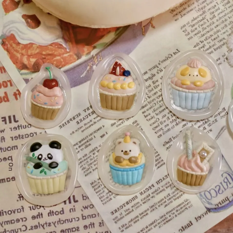 Sweet Series Fire Seal Stamp Relief Head Panda Paper Cup Cake Series Strange  Milk Tea Precision Copper Head Stamp