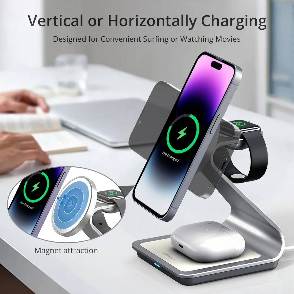 3-in-1 Magnetic Wireless Charger 2