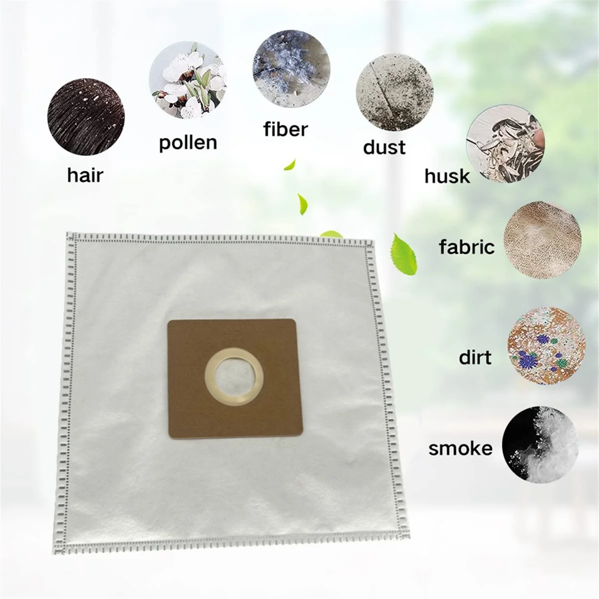 FZFZ Dust Bag for NEN170 Vacuum Cleaner Accessories Replacement Parts Non-Woven Fabrics Trash Dust Bag 12PCS