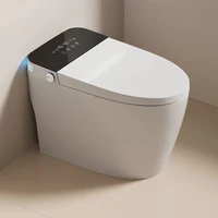 Smart Toilet with Bidet Built In, Automatic Intelligent WC, Heated Bidet Seat, Foot Sensor Operation, Auto Flush, Remote Control 1