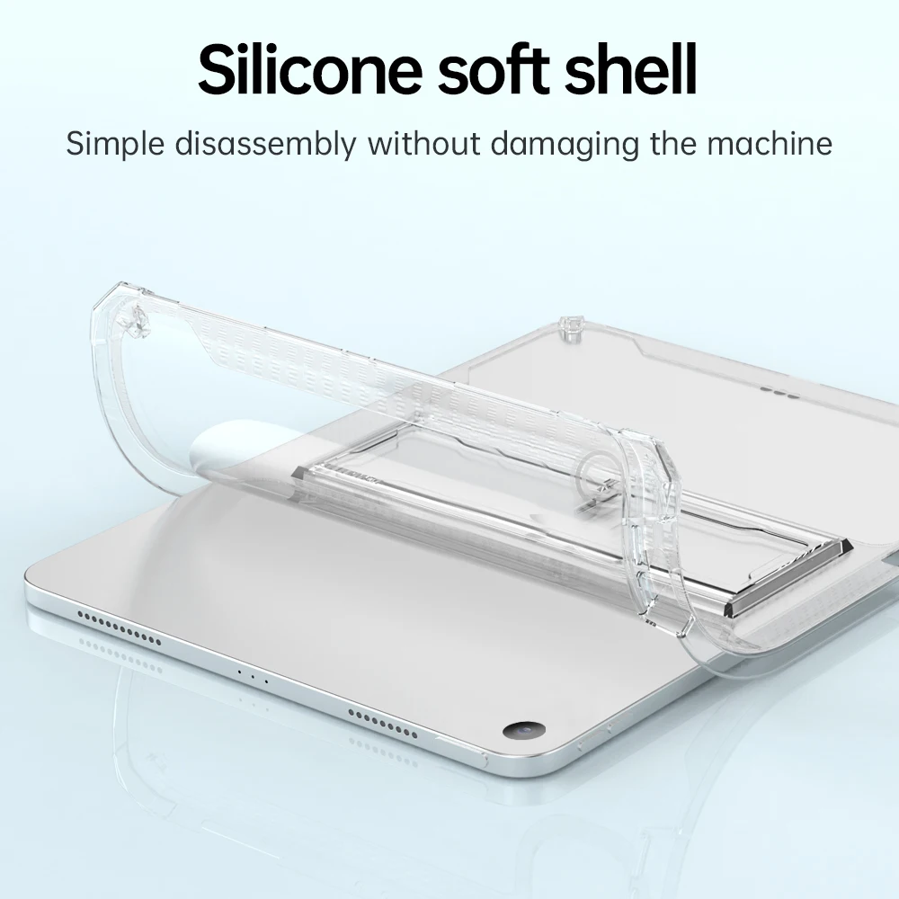 iPad Case Tablet Case Stand Case for iPad 10.2 Silicone TPU Back Cover for iPad 10 2 7th 8th 9th Generation Transparent