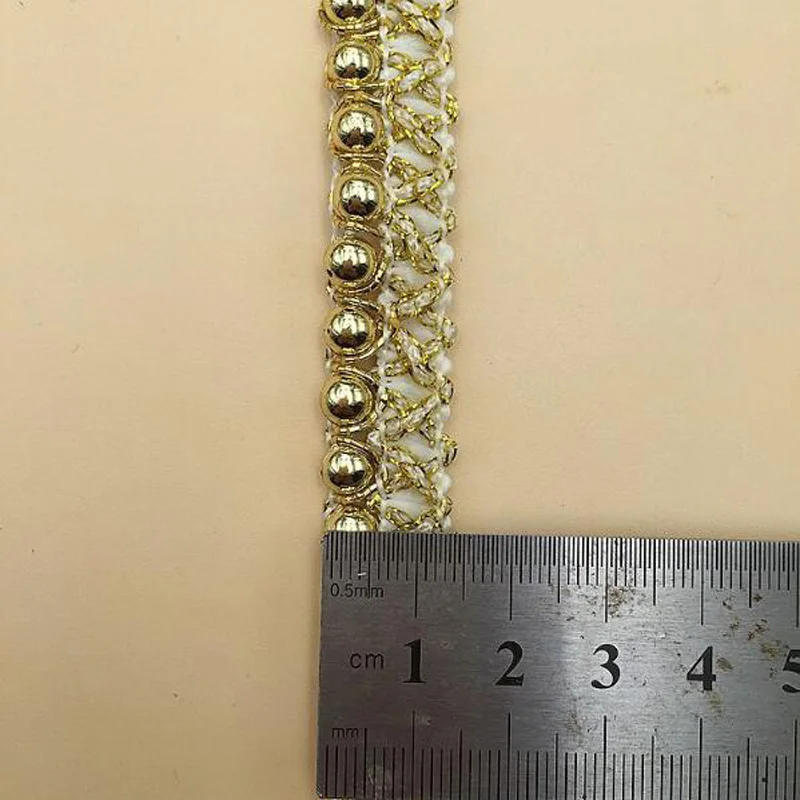 Lace Fabric Lace Ribbon Lace Garment Accessories Lace Sewing Supplies Lace Decoration Lace Accessories Lace Sewing Accessories black gold pearl beads embroidery flower lace collar Fabric Sewing Applique DIY guipure ribbon trim Womens dresses decor