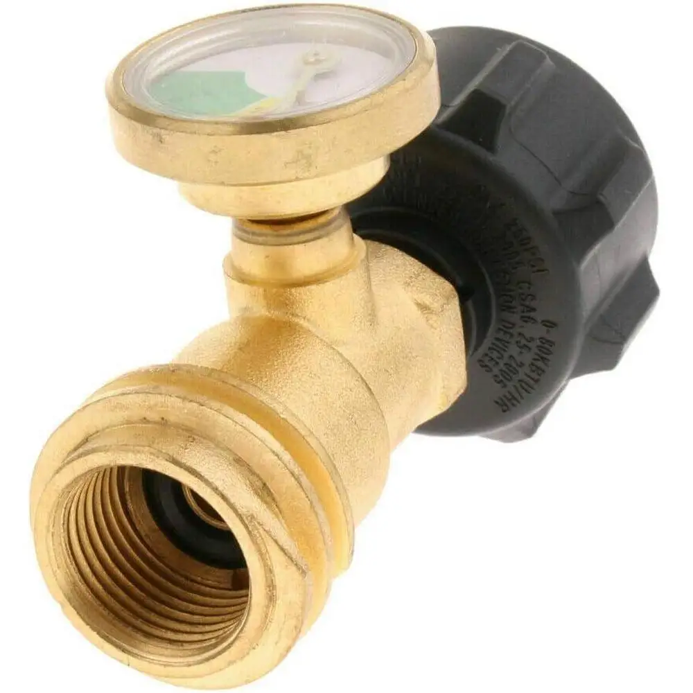 1Pcs Propane Tank Adapter For Propane-powered Devices 80000-150000 BTU/hour Copper Premium Material 3.742.28'' Car Tank Adapter 3