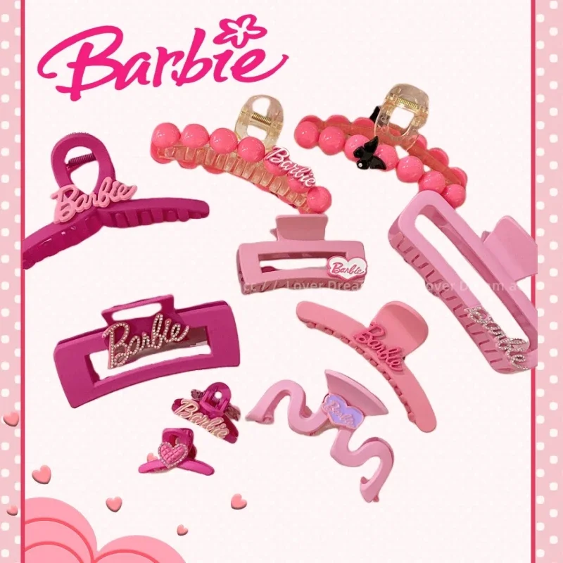 Kawaii Barbie Hair Ring Pink Anime Cute Cartoon Accessori Per Capelli Carta Di Problema Ornamenti Dolci Harajuku Y2K Hairpin Hair Rope Nuovo