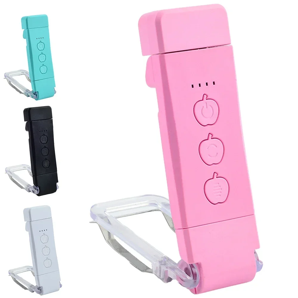 USB Rechargeable LED Book Light 1800K-6000K Portable Clip Desk Light 500mAh Bookmark Reading Adjustable Brightness 15 Gear