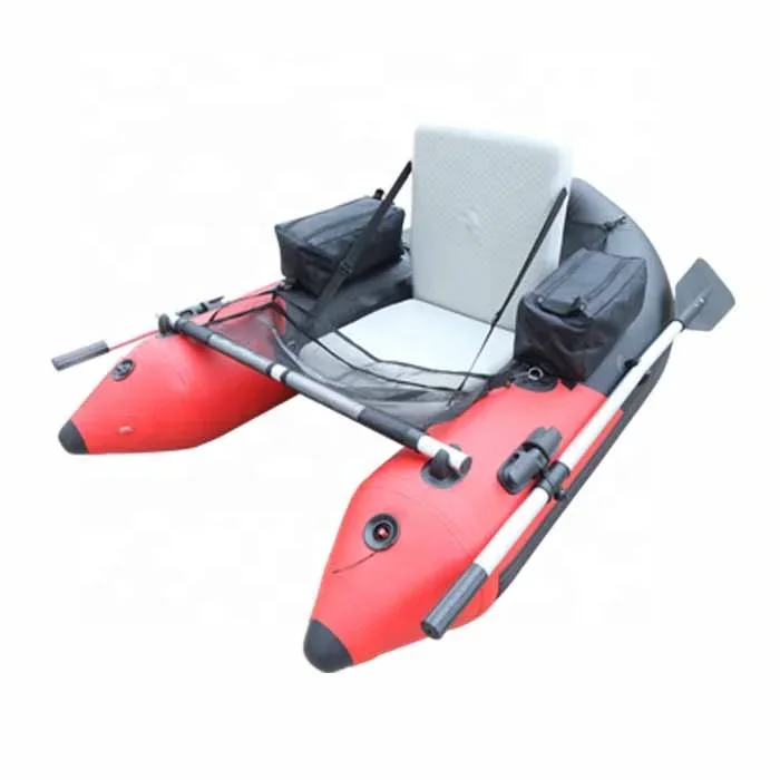 European popular fishing PVC material float tube belly boat inflatable  fishing float