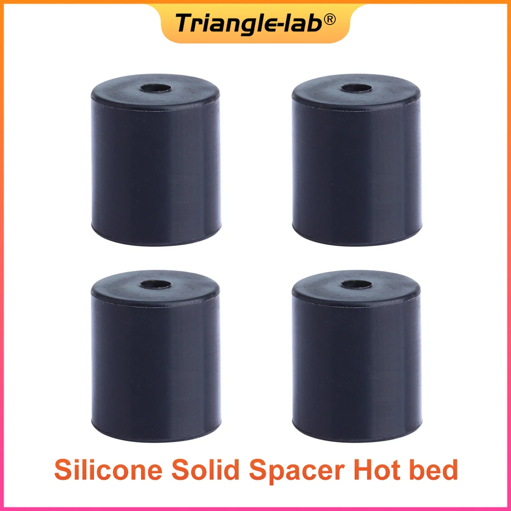 Trianglelab-espaçador Sólido de Silicone Cama Quente Alta Temperatura Arruela Elástica para Cr10 Cr10s Ender3 Pro Impressora Mk3