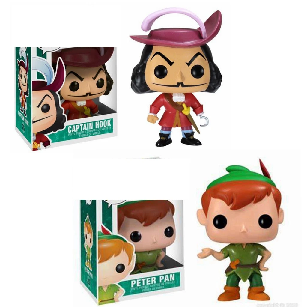 figuras de acción de Disney Captain Hook, 10cm, Peter Pan 26, modelos juguetes para niños| | - AliExpress