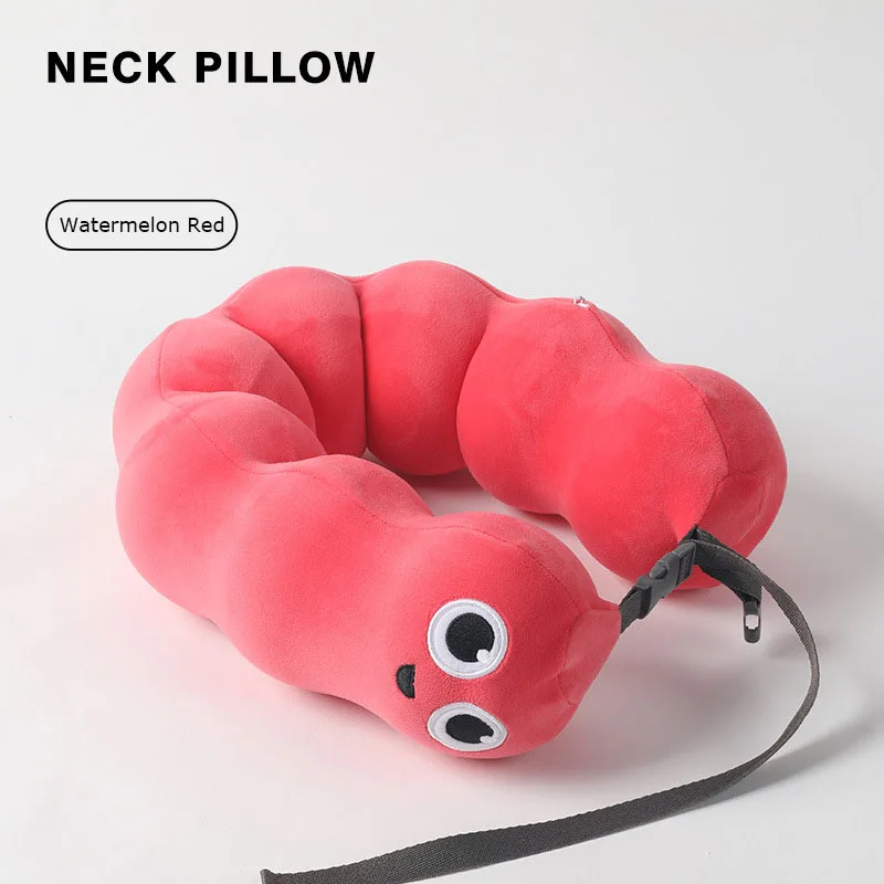 Cartoon U-shaped Pillow Plush Neck Pillow Car Nap Pillow Lunch Break Pillow Cervical Pillow Travel Pillows 6