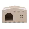 Cat House Bed Cave Nest Pet House Felt Cat Play Rest Space Pet Condo Hideaway Cube 2-in-1 Scratching Board Cat Beds 3