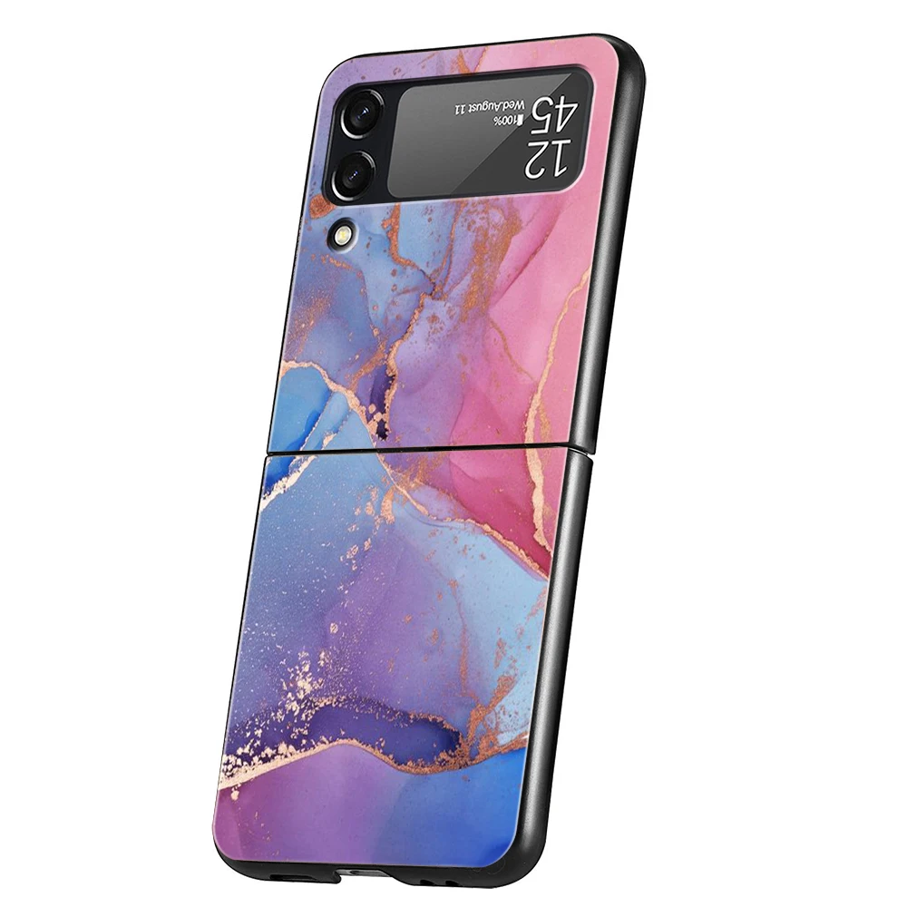 Luxury Marble Art Phone Case - Black Hard Shell Fashion Cover