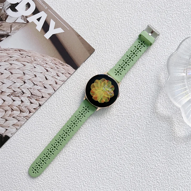 حزام دانتيل رياضي لساعة سامسونج جالاكسي 7/FE/4/5/5...